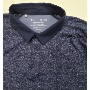 Under Armour Iso Chill Golf Polo Men L Abstract Print Nylon Stretch‎ Limited Use